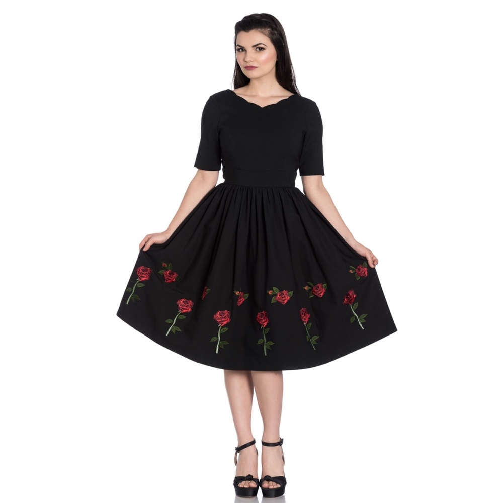 NWT Hell Bunny Rosa Dress